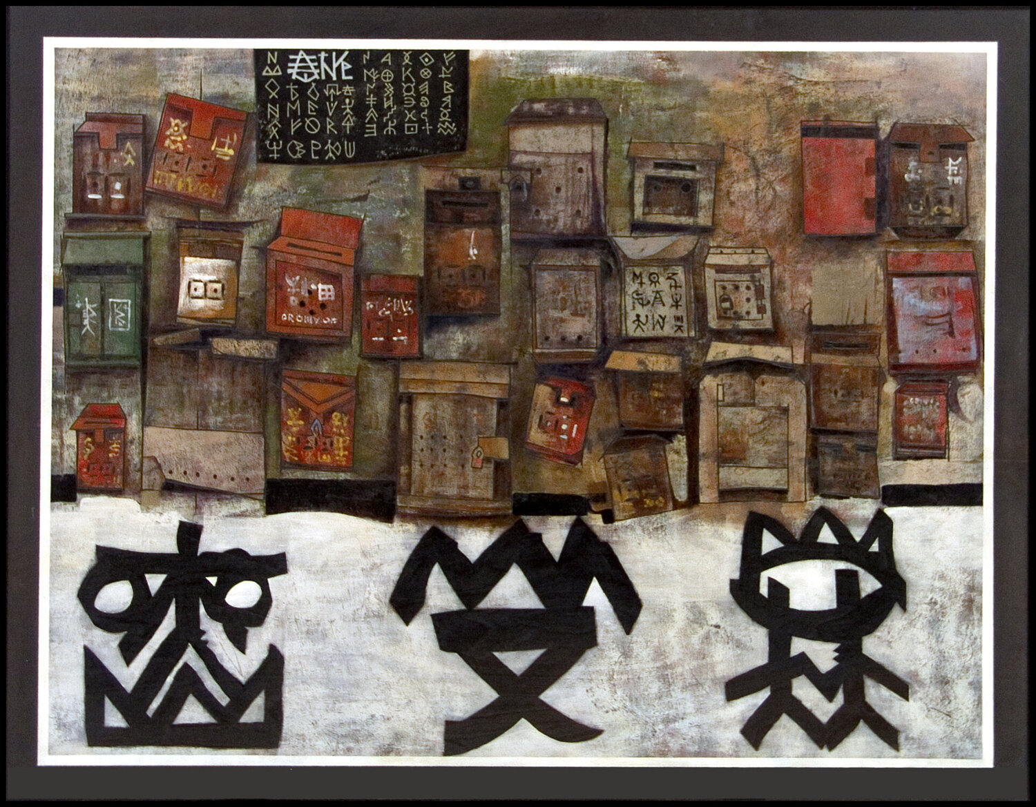People Are Living There Raymond Andrews Original painting for sale