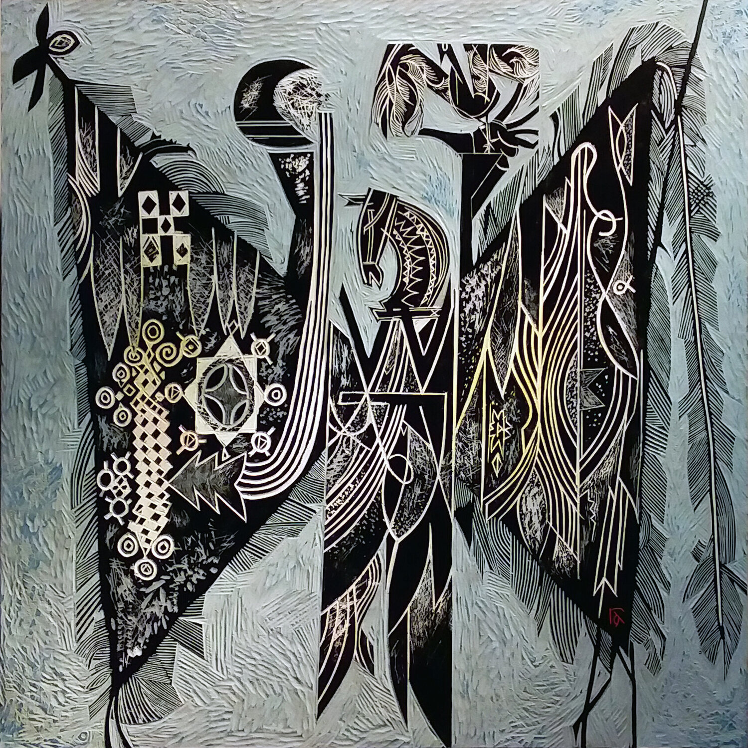 Basuto Pony Raymond Andrews Original painting for sale