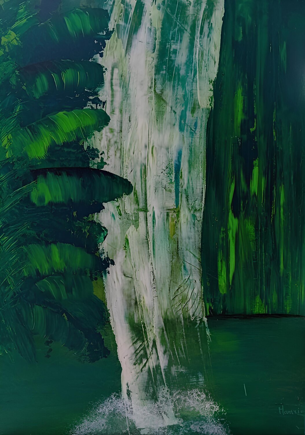 Chlorophylle_2 Corinne Manric Original painting for sale