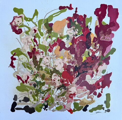 TRAME VIBRANTE by GABAN, Painting for Sale on Select