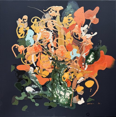 EFFLORESCENCE CREPUSCULAIRE by GABAN, Painting for Sale on Select