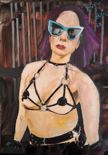 Power by Simone Gokhtel, Painting for Sale on Select