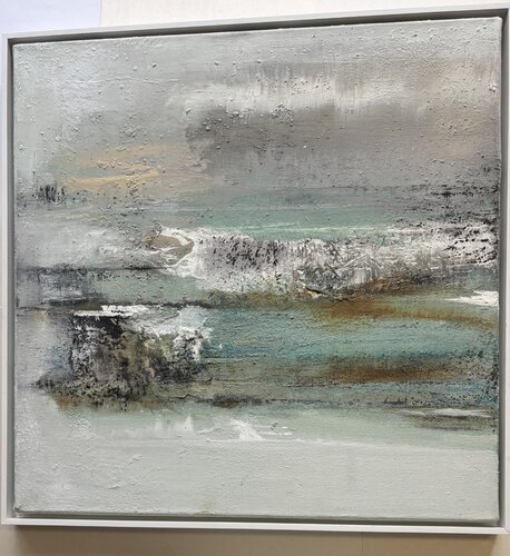 on the beach by Irmgard Risch, Painting for Sale on Select