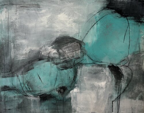 „ Im Dazwischen“ by Irmgard Risch, Painting for Sale on Select