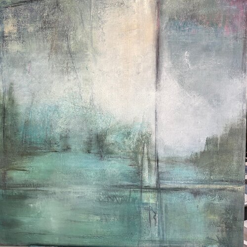 Schleier des Lichts by Irmgard Risch, Painting for Sale on Select
