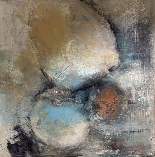 Schwebende Stille by Irmgard Risch, Painting for Sale on Select