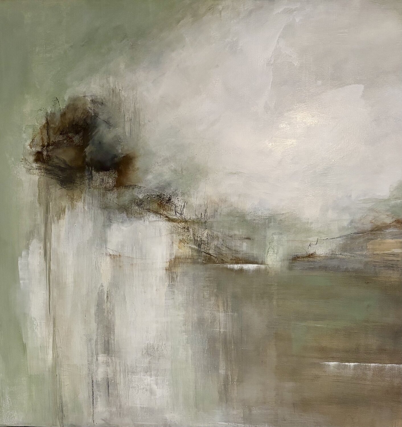 Im Nebel der Erinnerung Irmgard Risch Original painting for sale