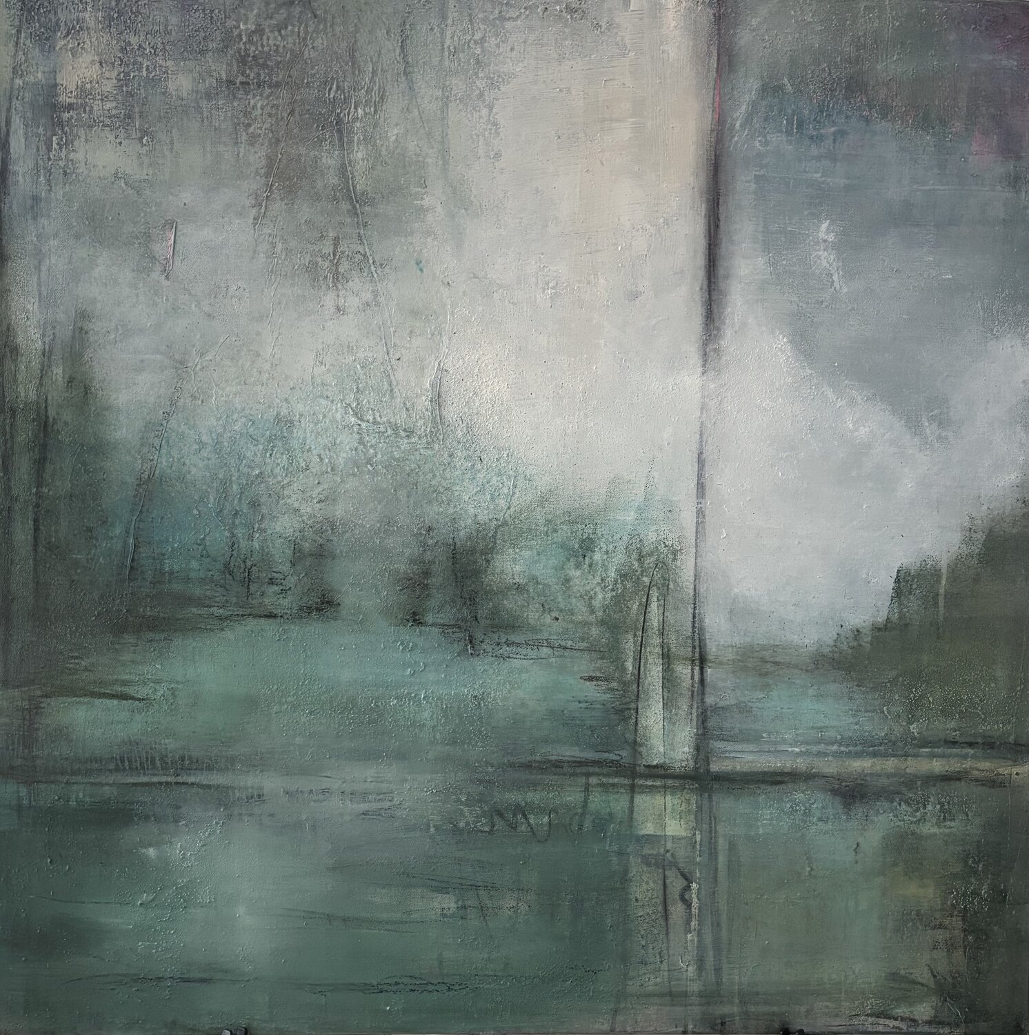 Schleier des Lichts Irmgard Risch Original painting for sale