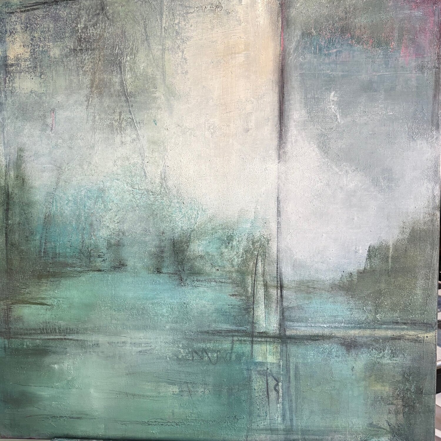 Schleier des Lichts Irmgard Risch Original painting for sale