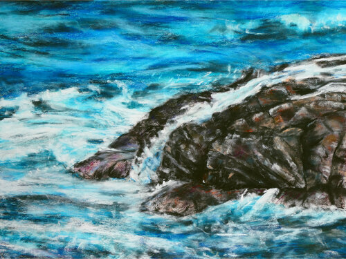 Two Elements 5 by Gabriele Kübler-Mohr, Painting for Sale on Select