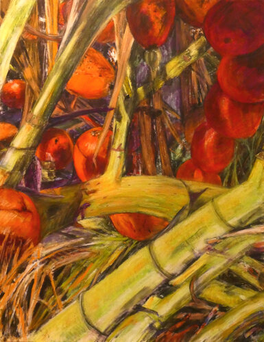 Dátiles 7 by Gabriele Kübler-Mohr, Painting for Sale on Select