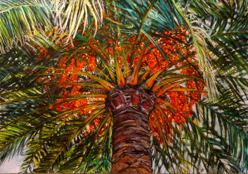 Fruta del Sol 1 by Gabriele Kübler-Mohr, Painting for Sale on Select