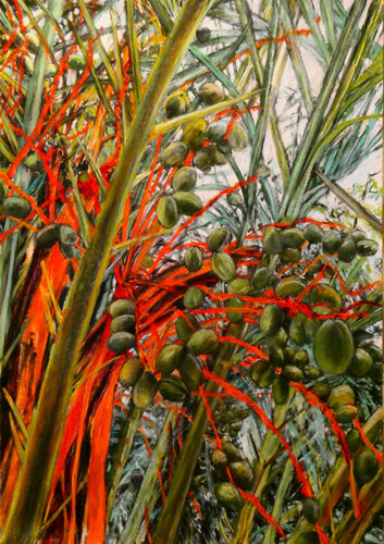 Fruta del Sol 2 by Gabriele Kübler-Mohr, Painting for Sale on Select
