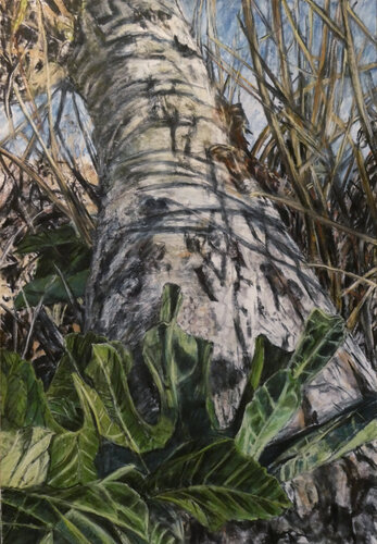 Natural Monument by Gabriele Kübler-Mohr, Painting for Sale on Select