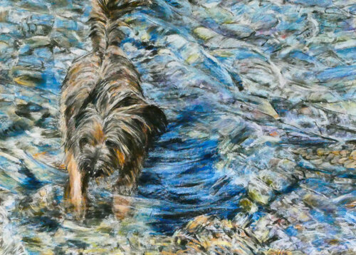 Seeufer 7 by Gabriele Kübler-Mohr, Painting for Sale on Select
