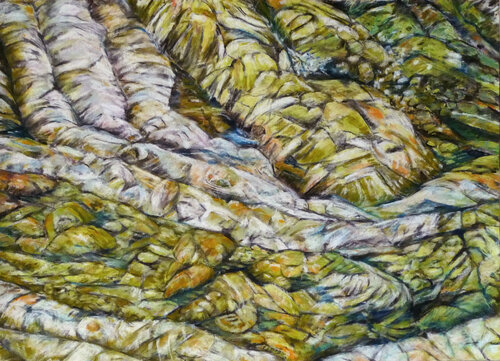 Gruissan - Les salines 3 by Gabriele Kübler-Mohr, Painting for Sale on Select