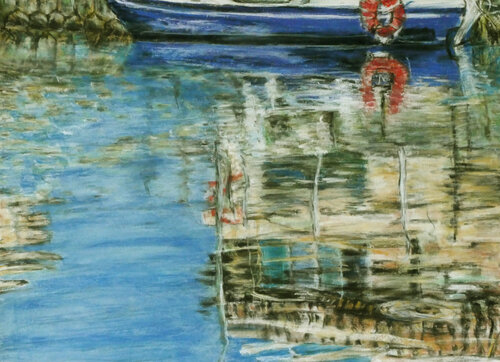 Gruissan - Les Salines 6 by Gabriele Kübler-Mohr, Painting for Sale on Select