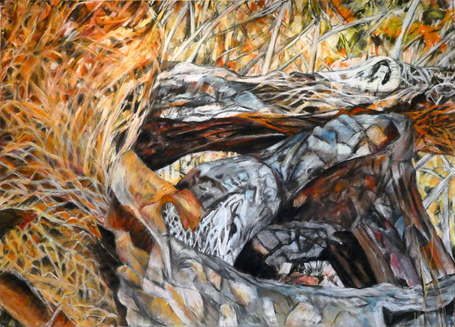 Zufluchtsort 8 Gabriele Kübler-Mohr Original painting for sale