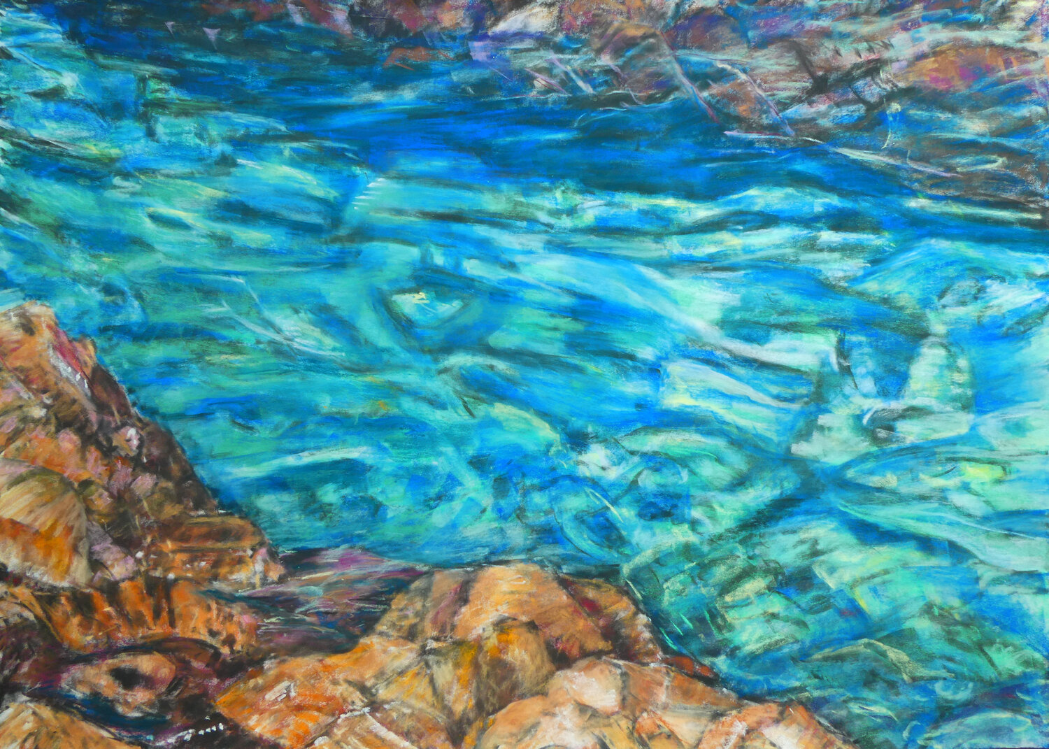 Two Elements 1 Gabriele Kübler-Mohr Original painting for sale