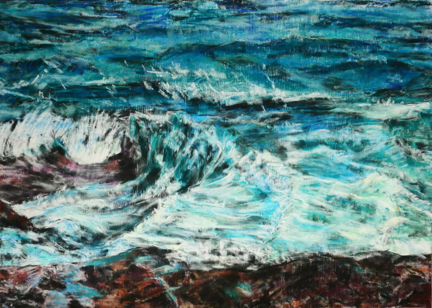 Two Elements 3 Gabriele Kübler-Mohr Original painting for sale