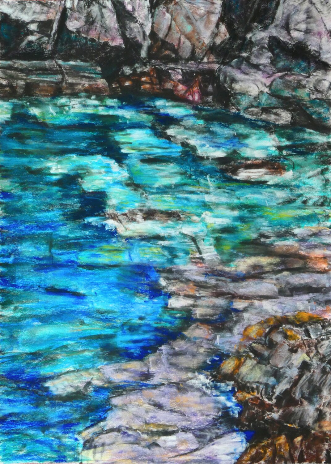 Two Elements 4 Gabriele Kübler-Mohr Original painting for sale