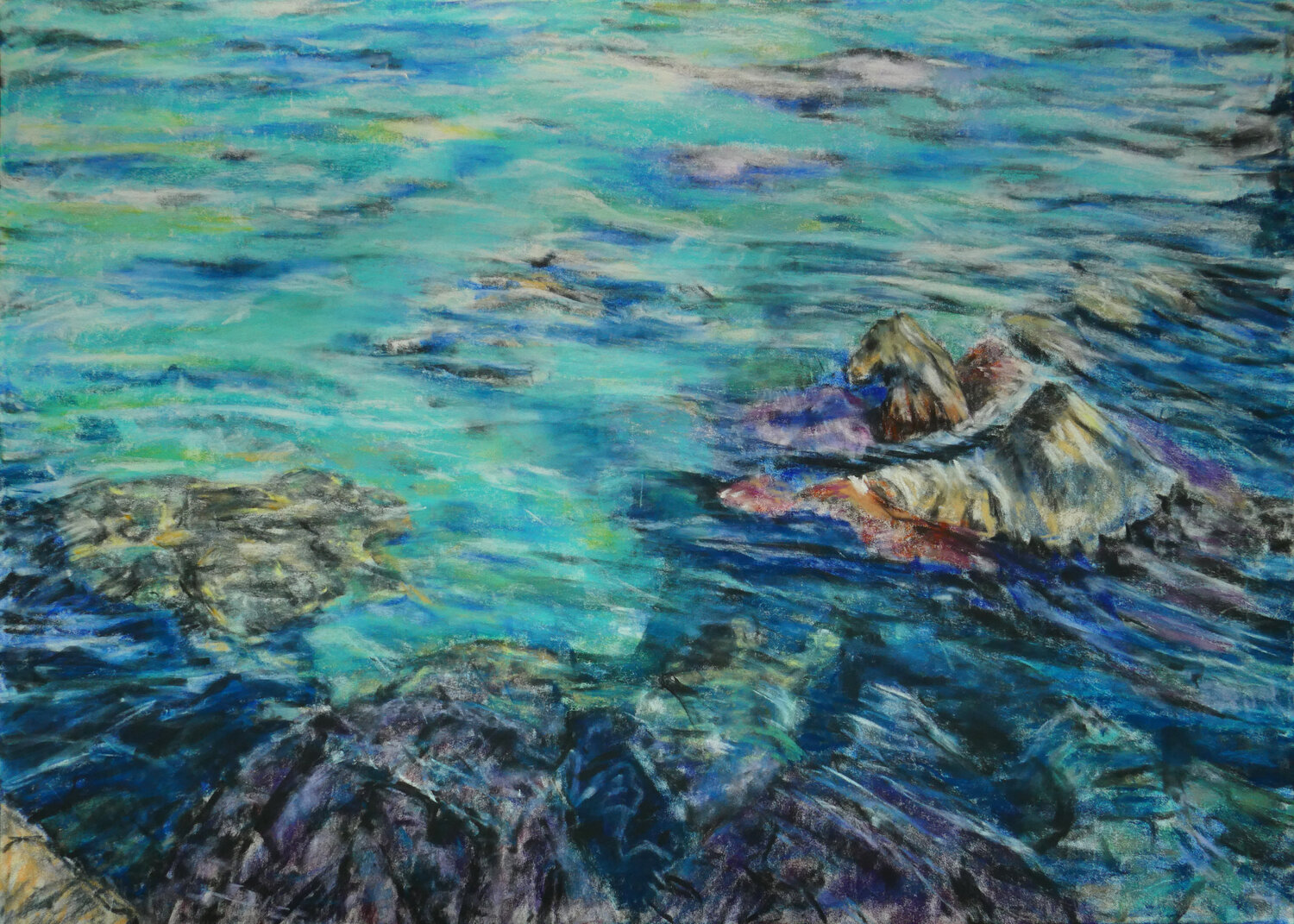 Two Elements 7 Gabriele Kübler-Mohr Original painting for sale