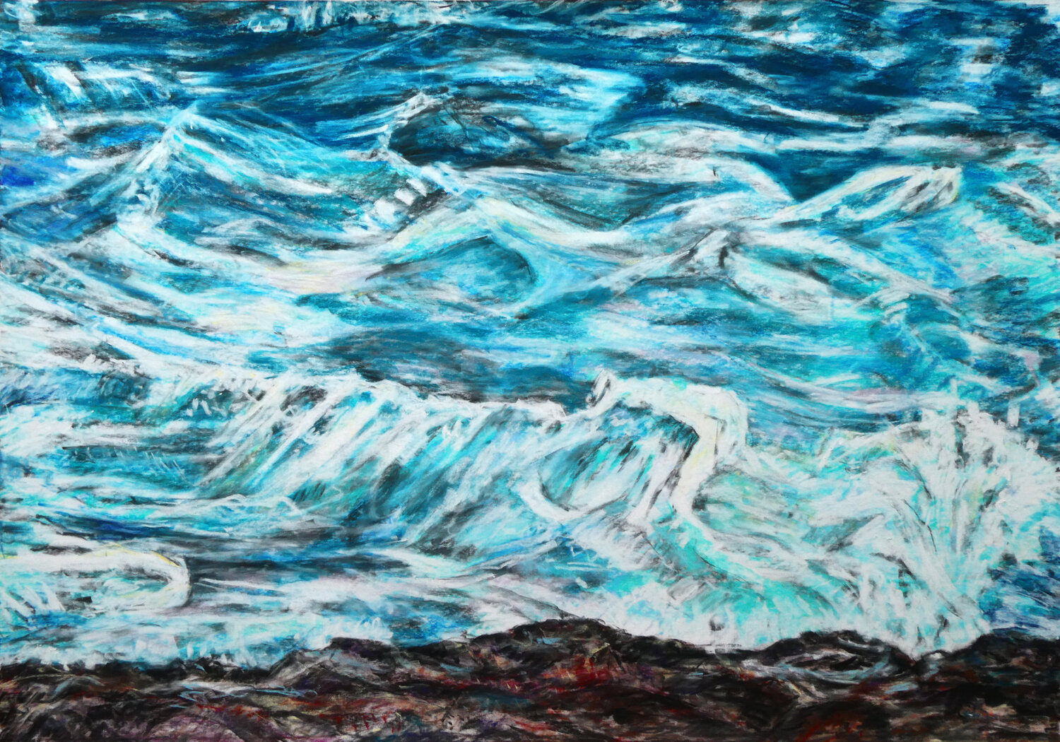 Two Elements 10 Gabriele Kübler-Mohr Original painting for sale