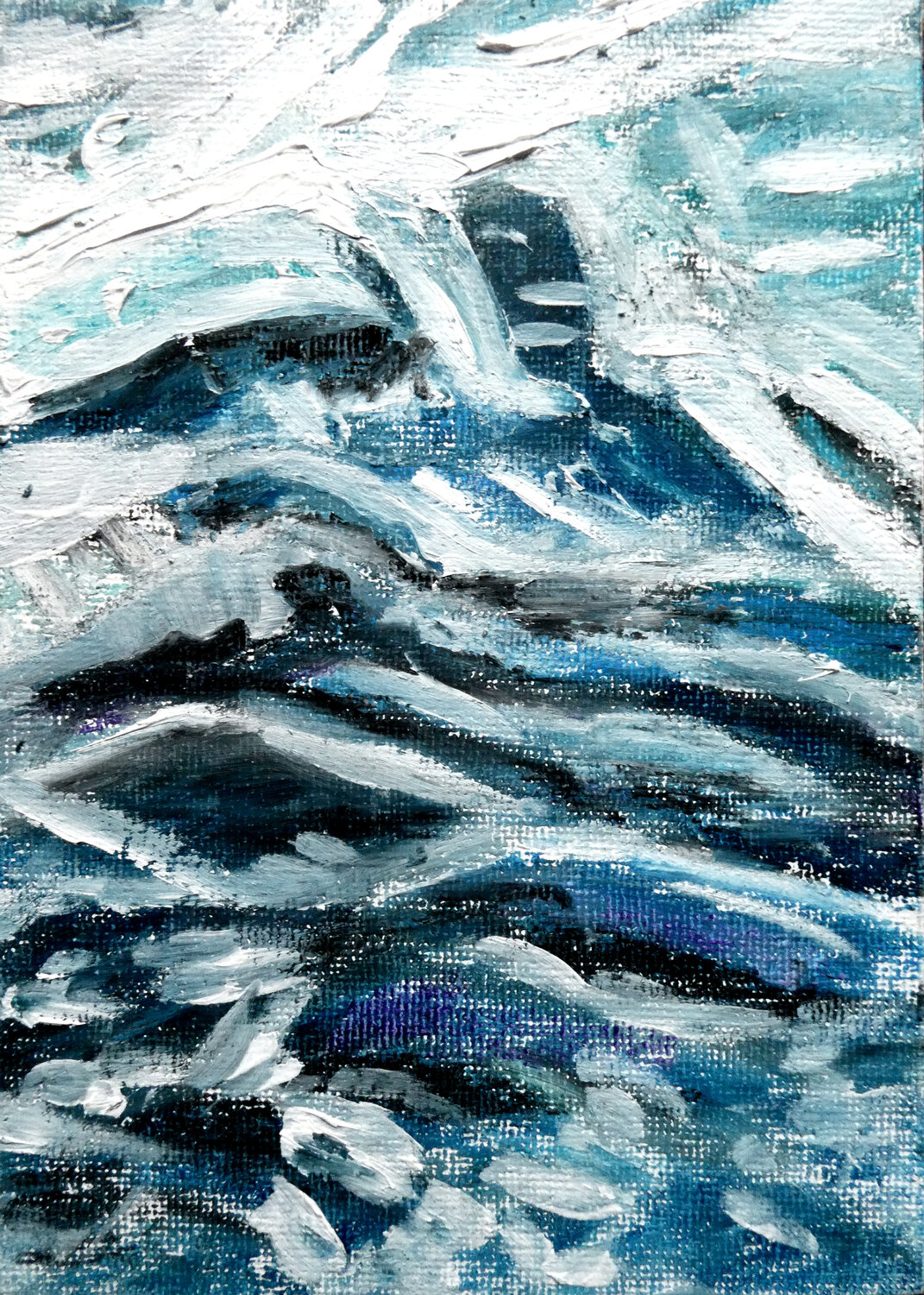 Foam 42 Gabriele Kübler-Mohr Original painting for sale