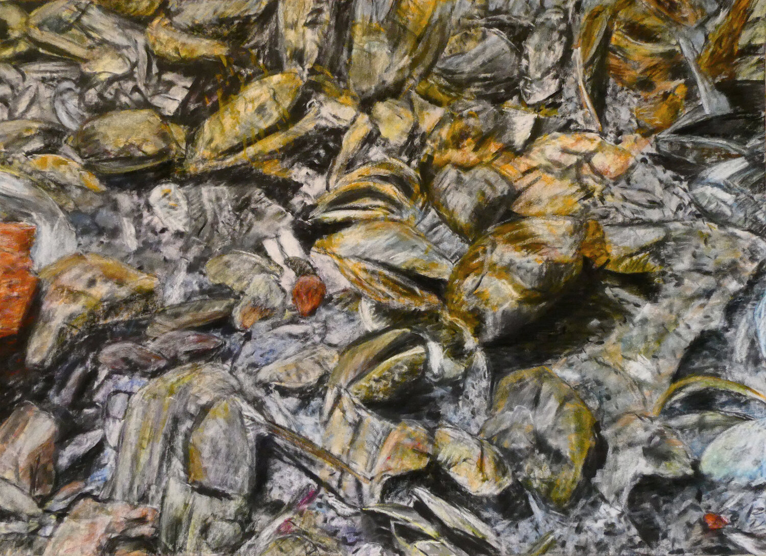 Seeufer 6 Gabriele Kübler-Mohr Original painting for sale