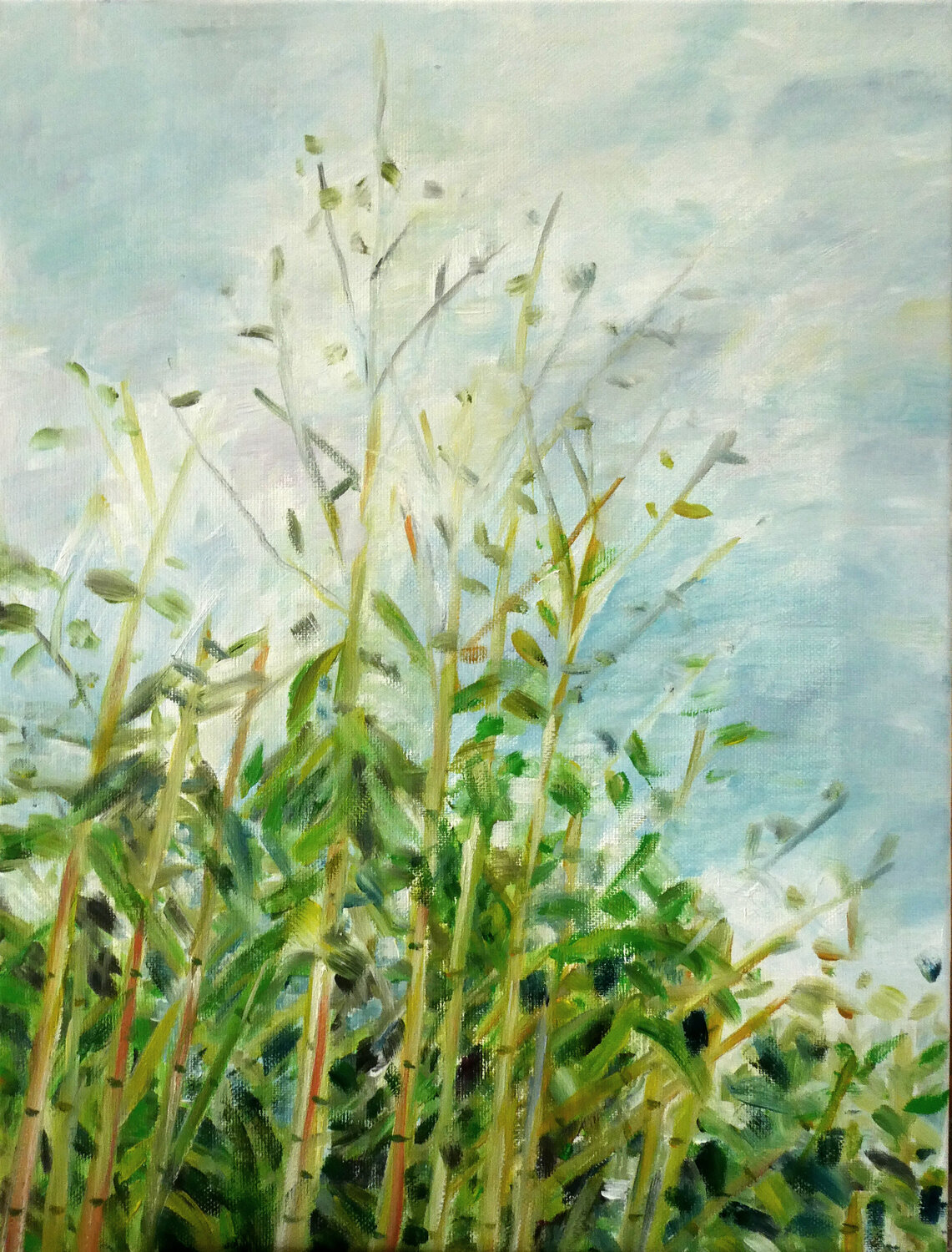 Smaragddschungel 8 Gabriele Kübler-Mohr Original painting for sale