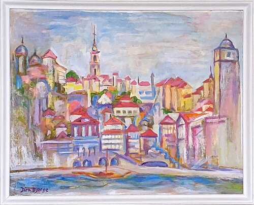 Porto by Joern Bjerge, Painting for Sale on Select