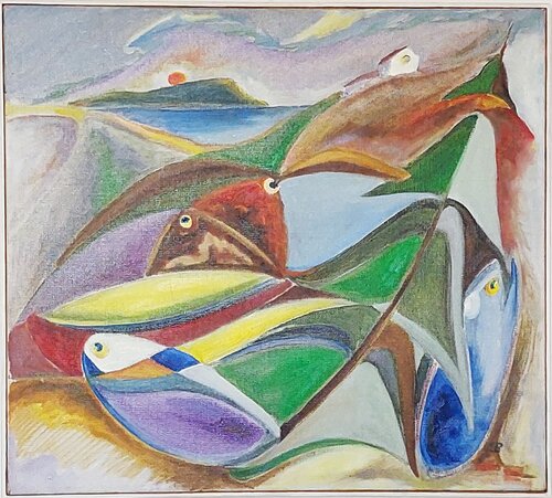 Dødsangst by Joern Bjerge, Painting for Sale on Select
