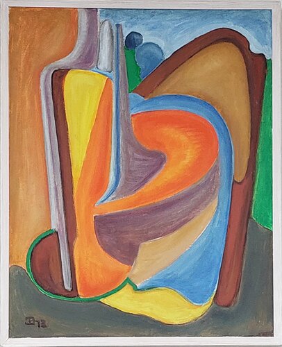 Sammenknytning by Joern Bjerge, Painting for Sale on Select