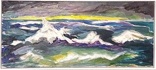 Havbillede by Joern Bjerge, Painting for Sale on Select