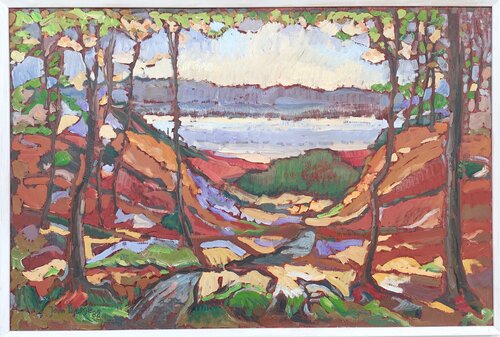 Efterår von Joern Bjerge, Malerei kaufen auf Select