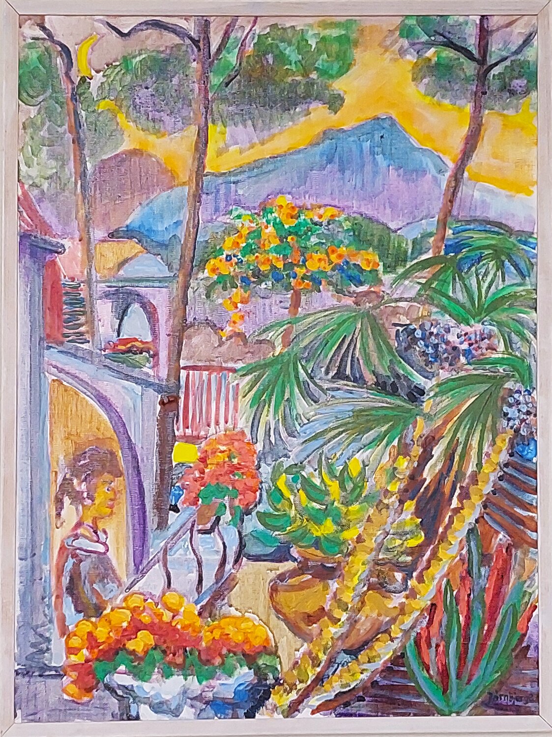 Fantasi Italia Joern Bjerge Original painting for sale
