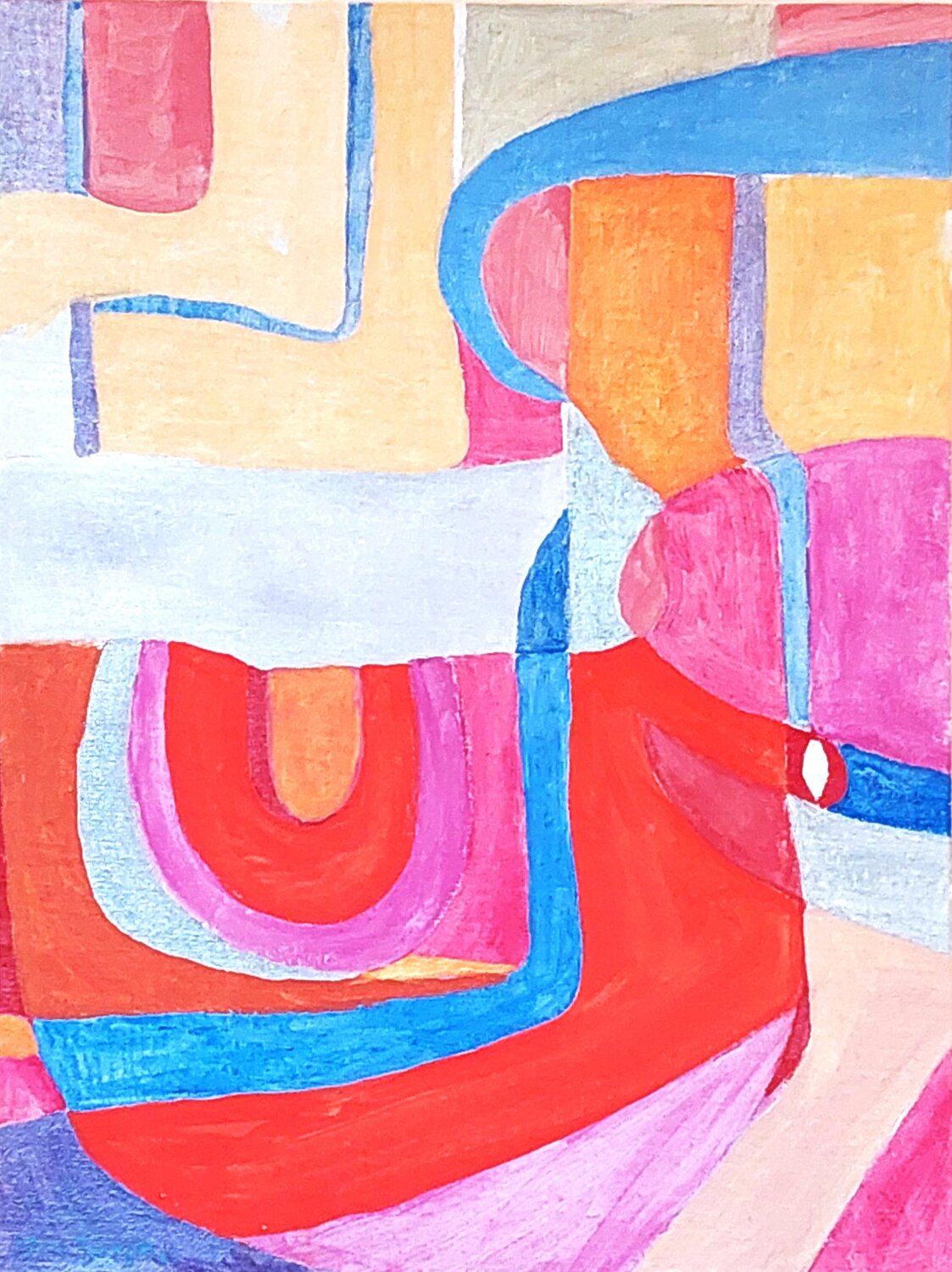 Dynamik Joern Bjerge Original painting for sale