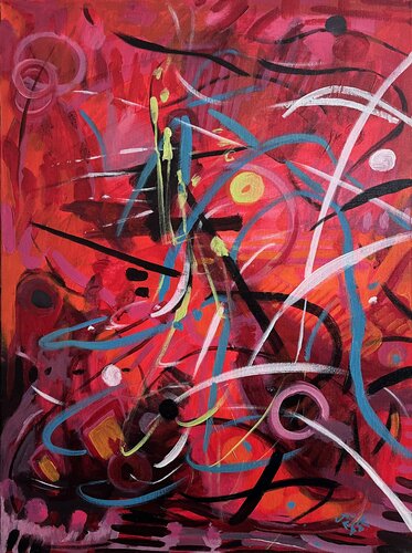 Ceremonies, Celebrations, Festivals, ... by Jesse Bateman, Painting for Sale on Select