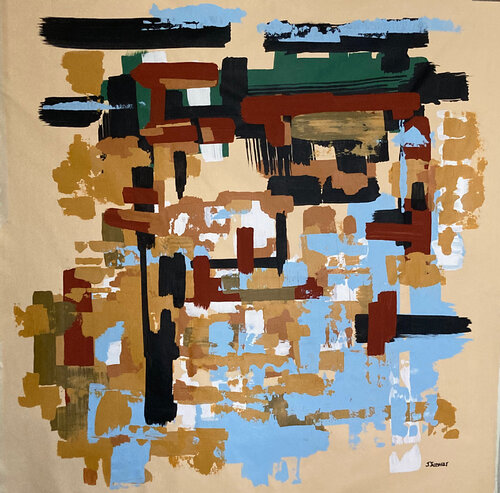 Playa as Polas - 2 by Julien Jubault, Painting for Sale on Select