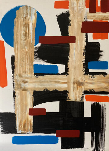 Suspendu - 1 by Julien Jubault, Painting for Sale on Select