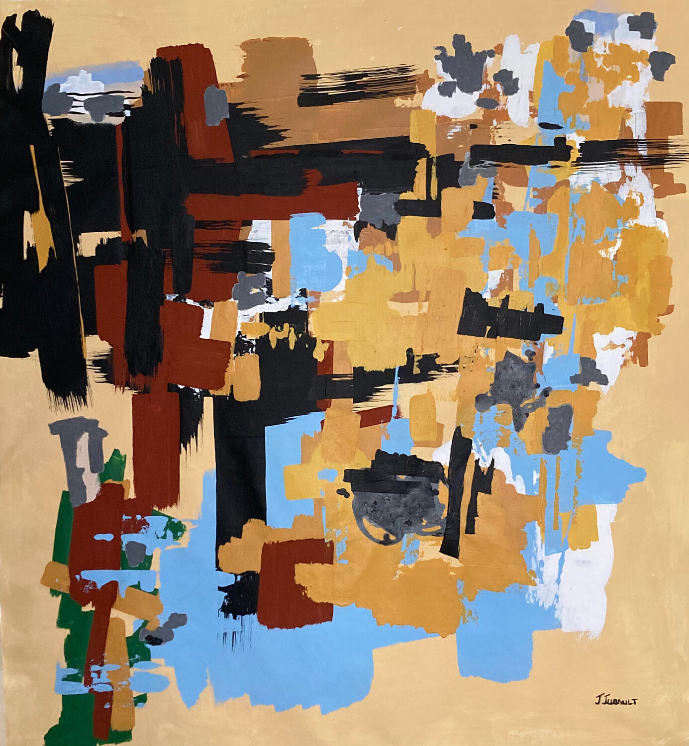 Playa as Polas - 1 Julien Jubault Original painting for sale