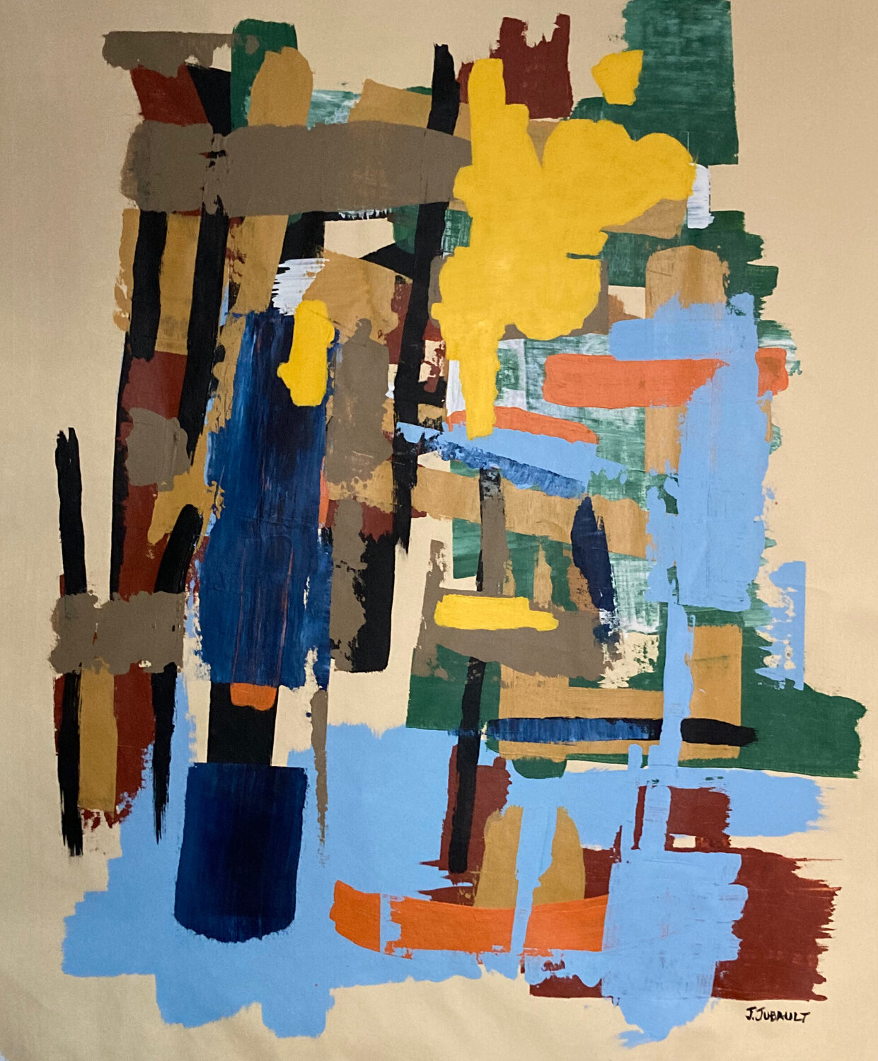Cosmogonia - 1 Julien Jubault Original painting for sale