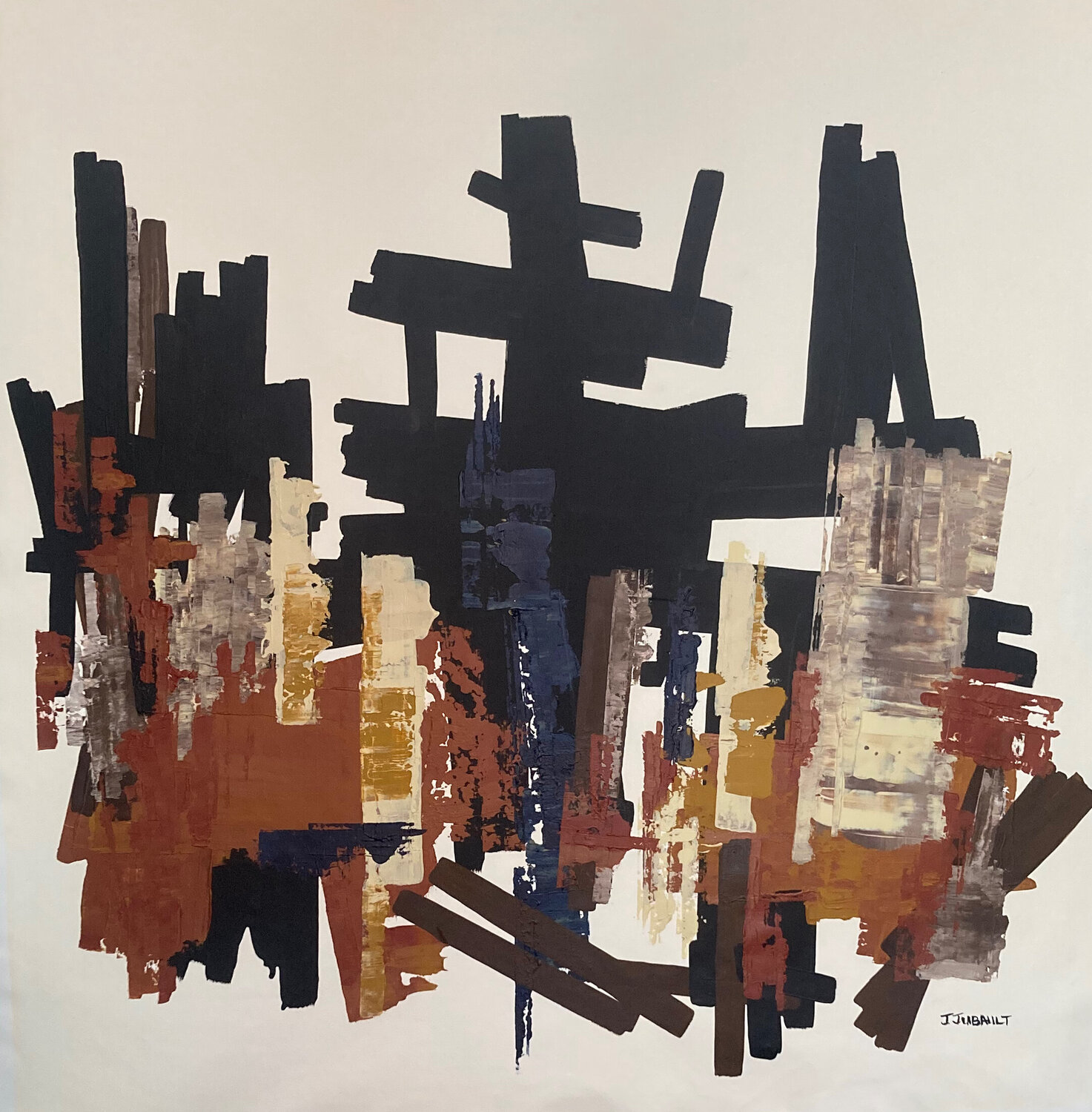 Darkness memories - 1 Julien Jubault Original painting for sale