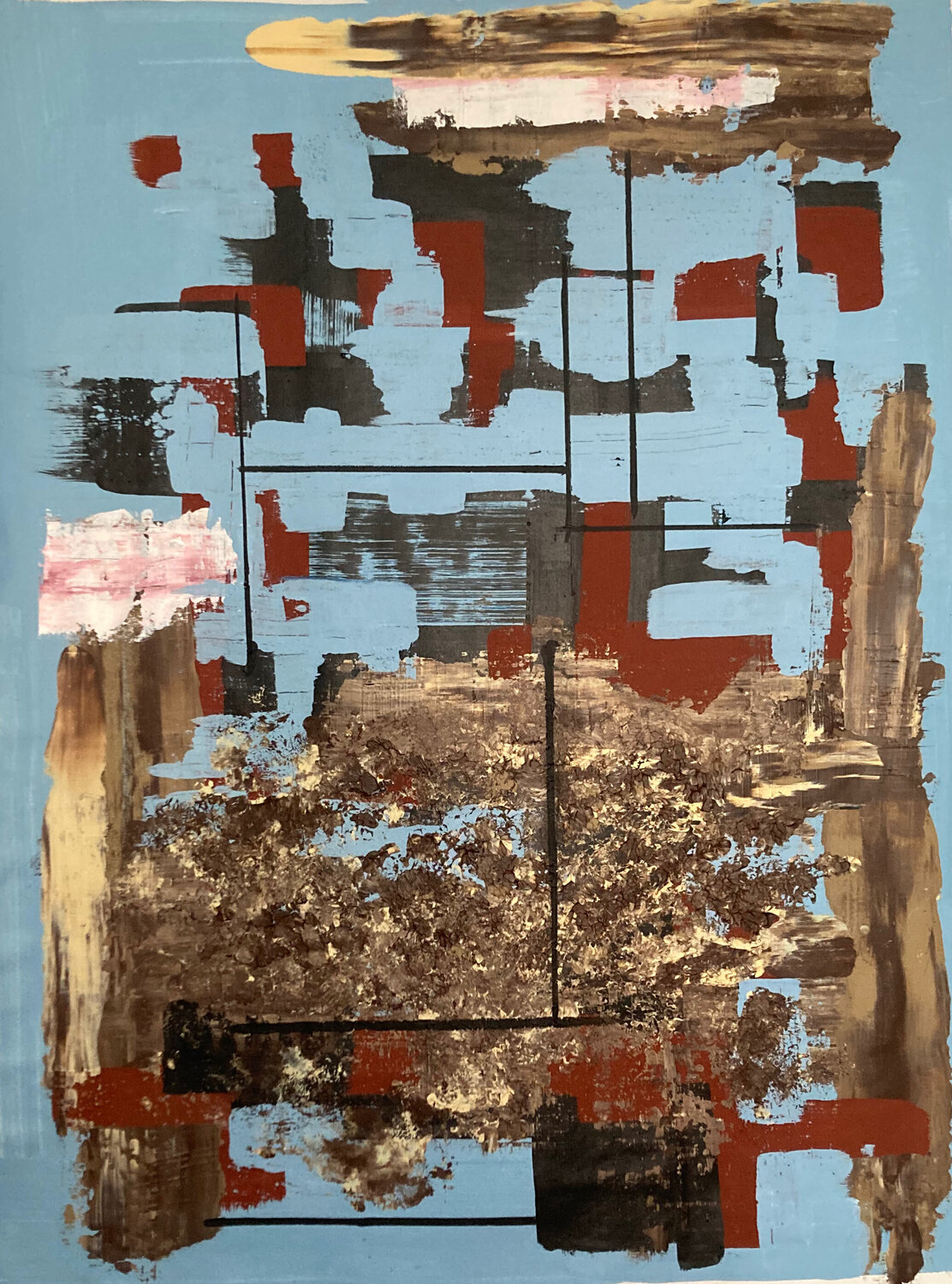 Limite(s) - 2 Julien Jubault Original painting for sale