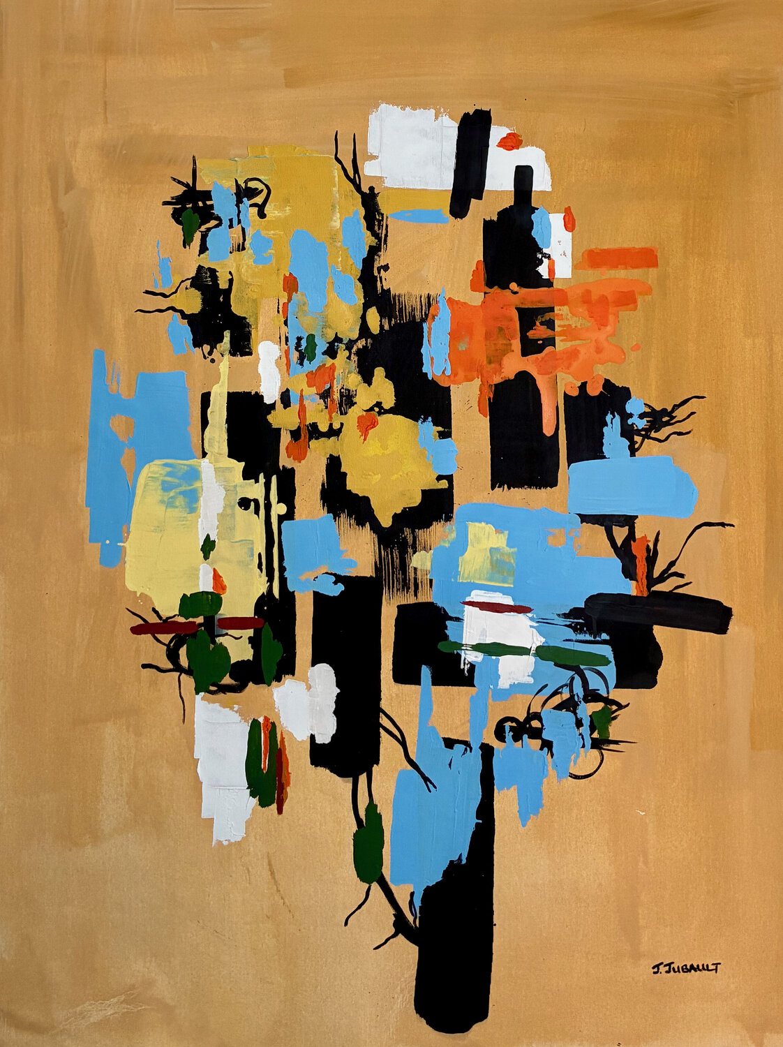 Ayer, hoy y mañana - 1 Julien Jubault Original painting for sale