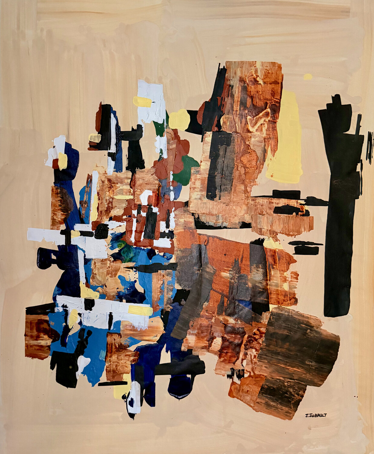 Ce qu'il reste - 2 Julien Jubault Original painting for sale