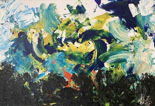 CONTRASTI by Valter Vari, Painting for Sale on Select