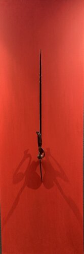 Omaggio a Lucio Fontana von Valter Vari, Malerei kaufen auf Select