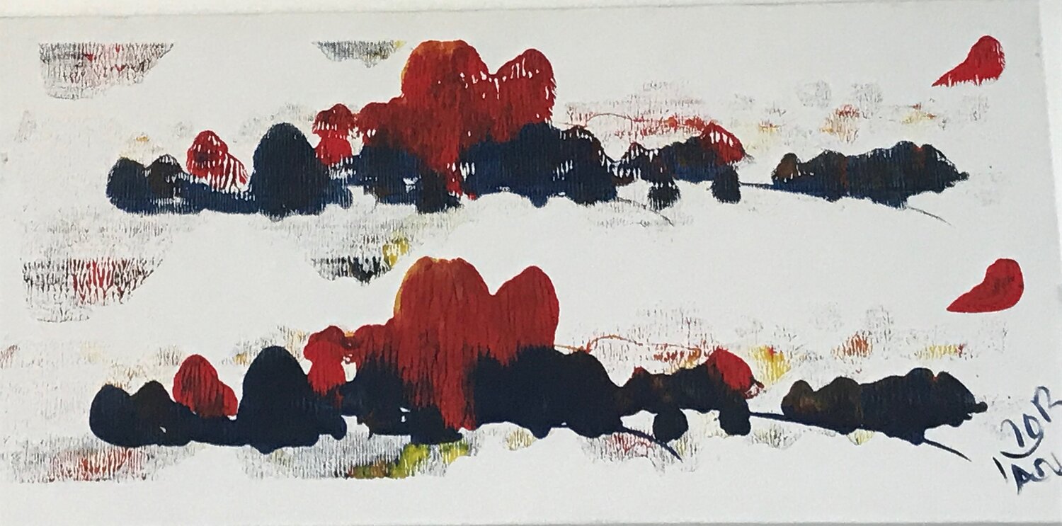 MONTAGNE Valter Vari Original painting for sale
