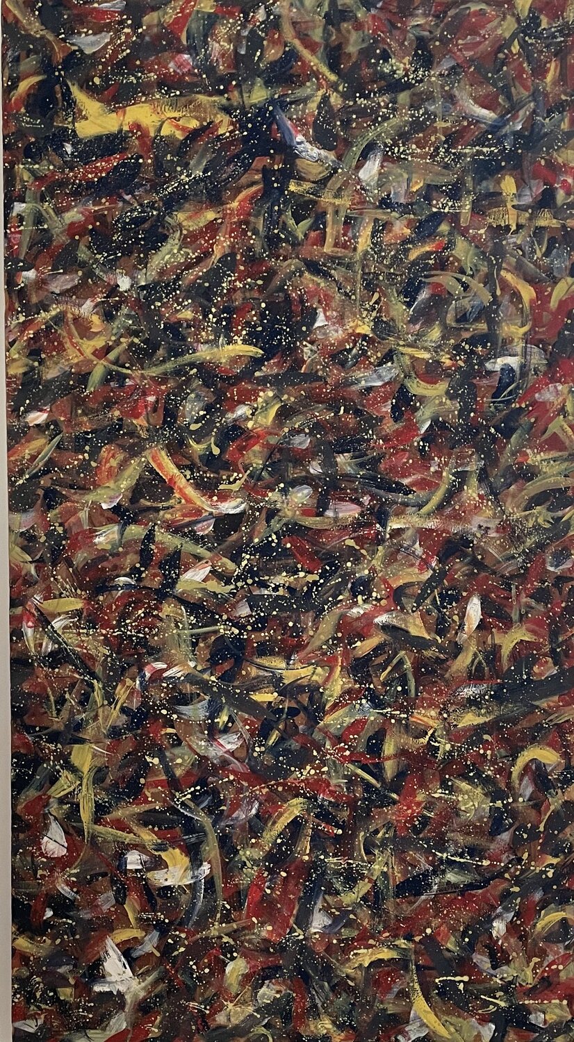 OMAGGIO A POLLOCK Valter Vari Original painting for sale